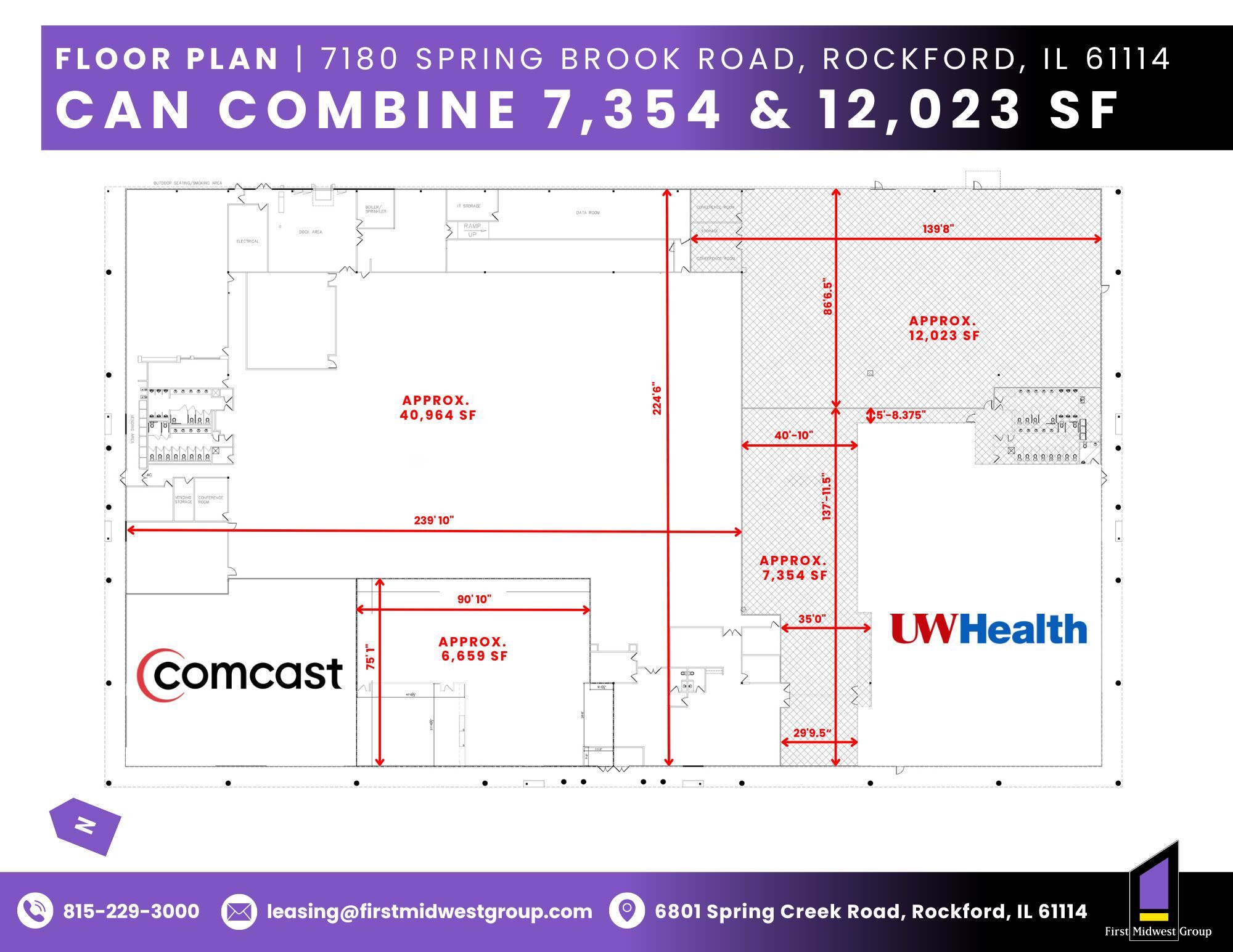 7180 Spring Brook Rd, Rockford, IL for lease Building Photo- Image 1 of 1