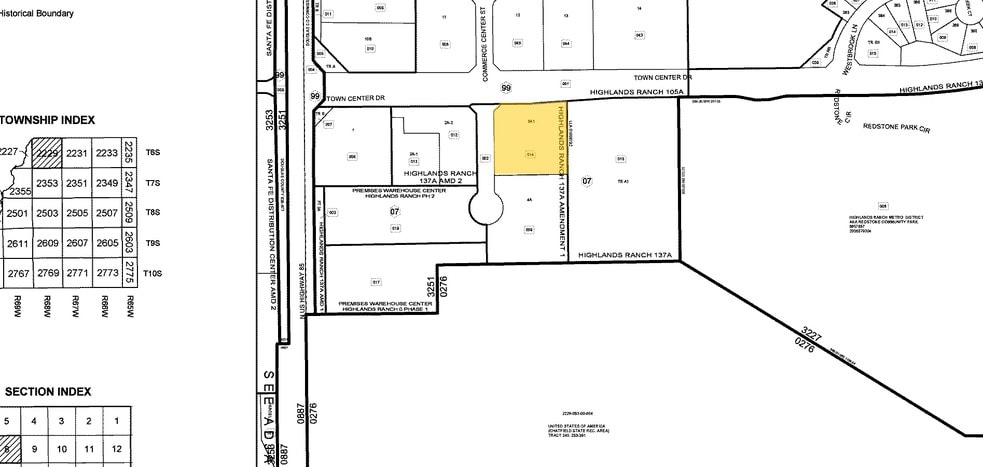 9314 Commerce Center St, Highlands Ranch, CO for lease - Plat Map - Image 2 of 2