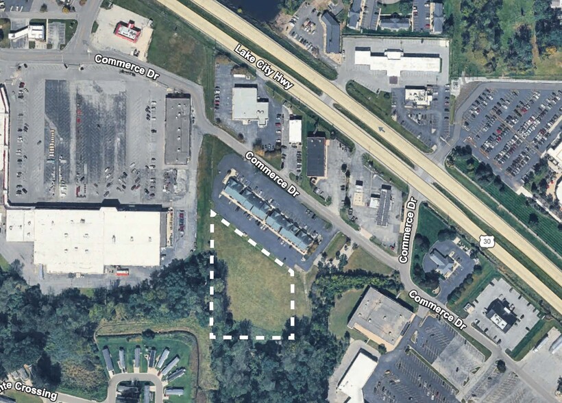 Commerce Drive, Warsaw, IN for sale - Aerial - Image 2 of 3