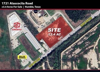 More details for 1721 Atascocita Road Rd, Humble, TX - Land for Sale