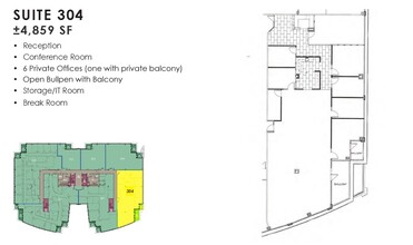 7025 N Scottsdale Rd, Scottsdale, AZ à louer Plan d’étage- Image 1 de 1