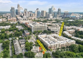 1028 W 5th St, Charlotte, NC - Aerial  map view - Image1