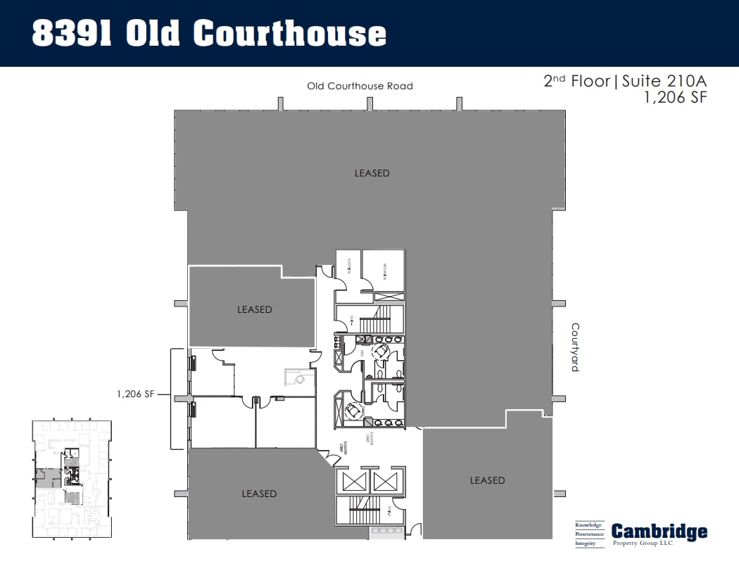 8391 Old Courthouse Rd, Vienna, VA for lease Floor Plan- Image 1 of 1