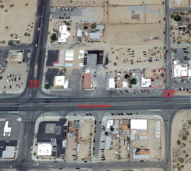 61705-61711 29 Palms Hwy, Joshua Tree, CA à vendre - Aérien - Image 2 de 2