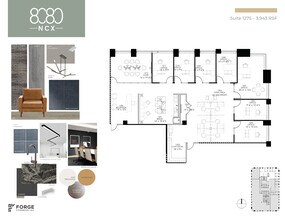 8080 N Central Expy, Dallas, TX à louer Plan d’étage- Image 1 de 2