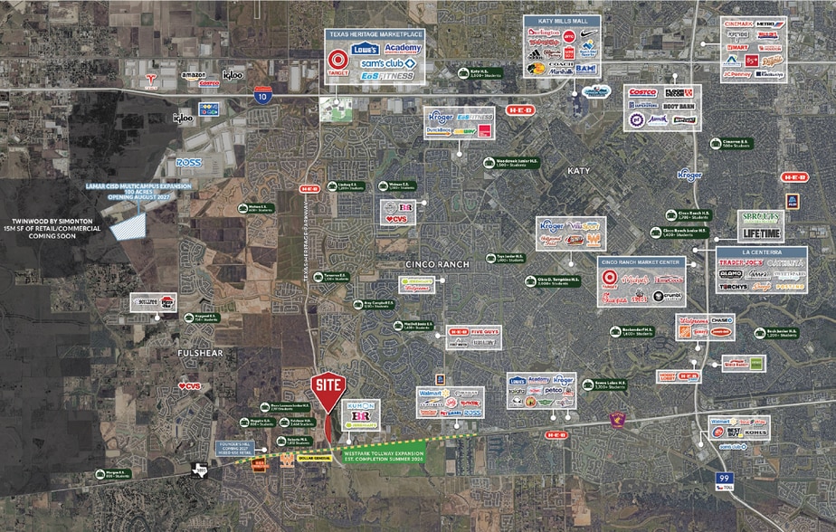 NEQ & NWC Texas Herritage Pkwy & Westpark Tollway, Fulshear, TX for lease - Building Photo - Image 2 of 4