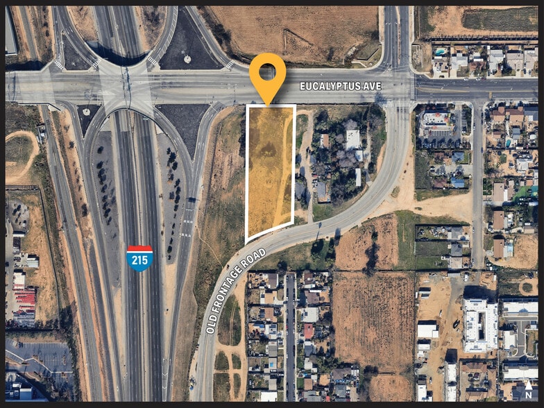 Old Frontage Rd, Moreno Valley, CA for sale - Aerial - Image 2 of 6