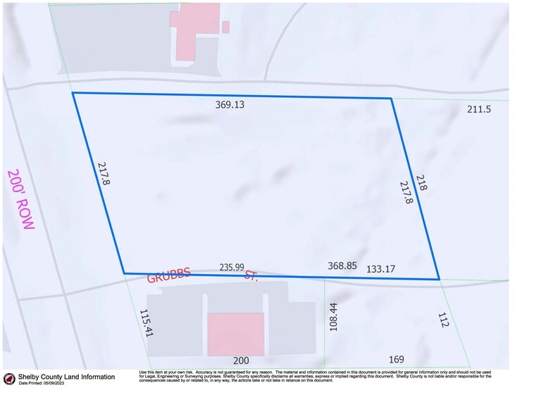 3421 S Pelham Pky, Pelham, AL for sale - Plat Map - Image 2 of 2