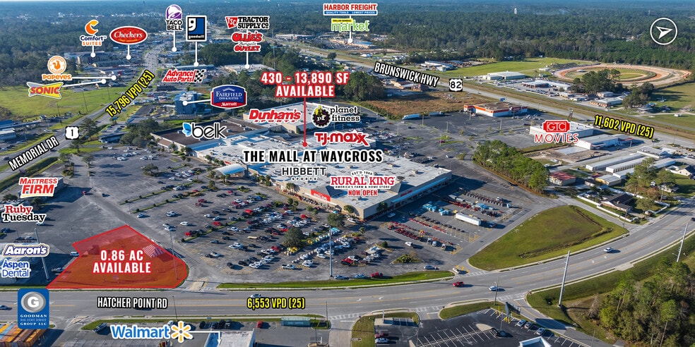 2215 Memorial Dr, Waycross, GA for lease - Building Photo - Image 1 of 4