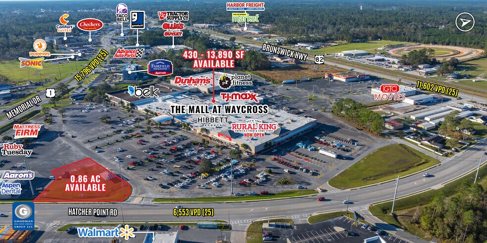 2215 Memorial Dr, Waycross, GA à louer - Photo du bâtiment - Image 1 de 4