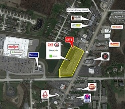 26842-27000 Telegraph Rd, Flat Rock, MI - AERIAL  map view