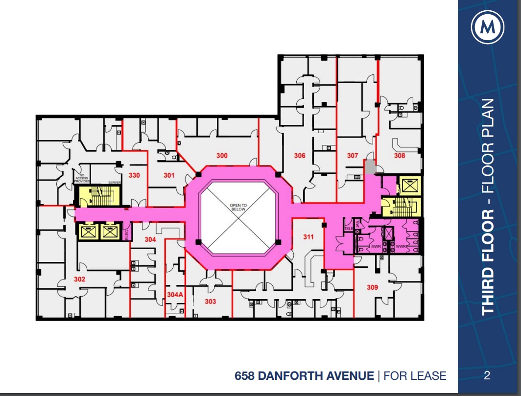 658 Danforth Ave, Toronto, ON for lease Floor Plan- Image 1 of 1