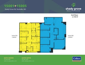 15005 Shady Grove Rd, Rockville, MD à louer Plan d’étage- Image 1 de 1