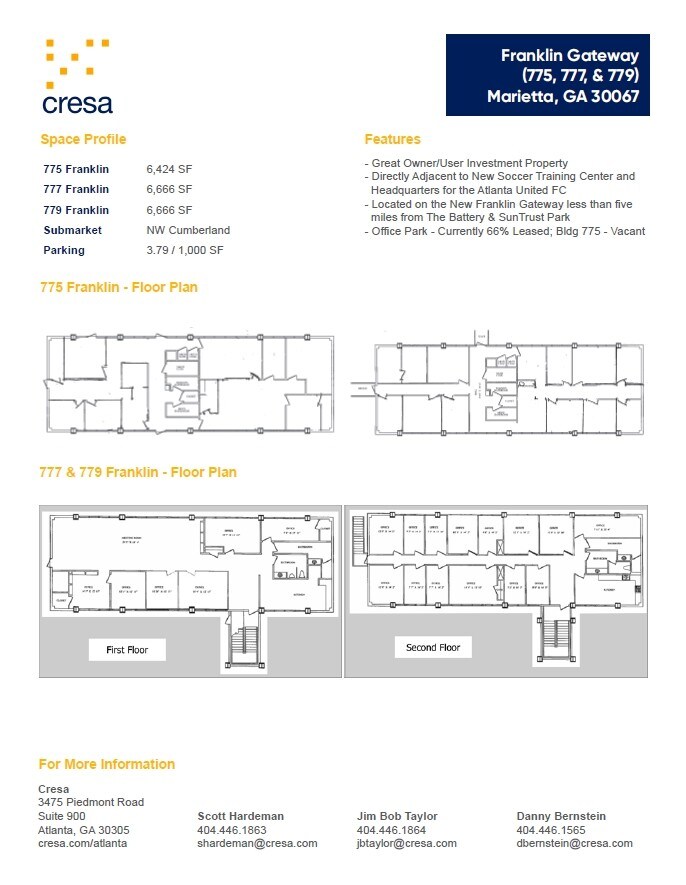 775 Franklin Rd SE, Marietta, GA for lease Floor Plan- Image 1 of 1