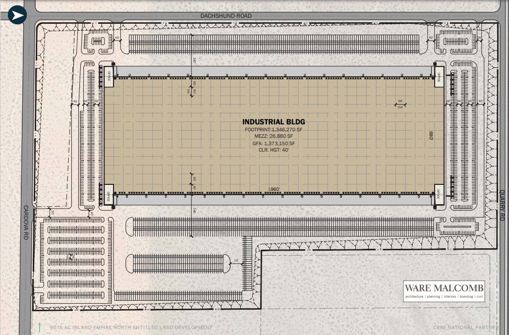 Dale Evans Pkwy, Apple Valley, CA à louer Plan de site- Image 1 de 2