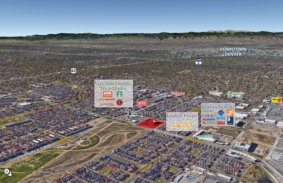 Central Park Blvd & MLK Jr Blvd, Denver, CO à louer - Aérien - Image 1 de 2