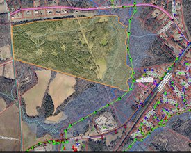 Falls Rd, Rock Hill, SC - Aérien  Vue de la carte - Image1