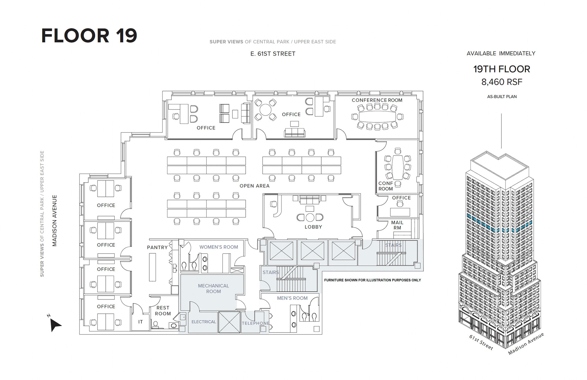667 Madison Ave, New York, NY à louer Plan d’étage- Image 1 de 1