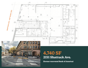 2151-2163 Shattuck Ave, Berkeley, CA à louer Plan de site- Image 2 de 2