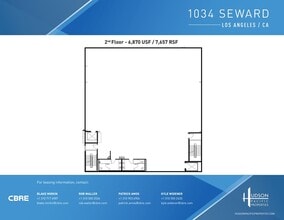 1034 Seward St, Los Angeles, CA for lease Floor Plan- Image 1 of 1