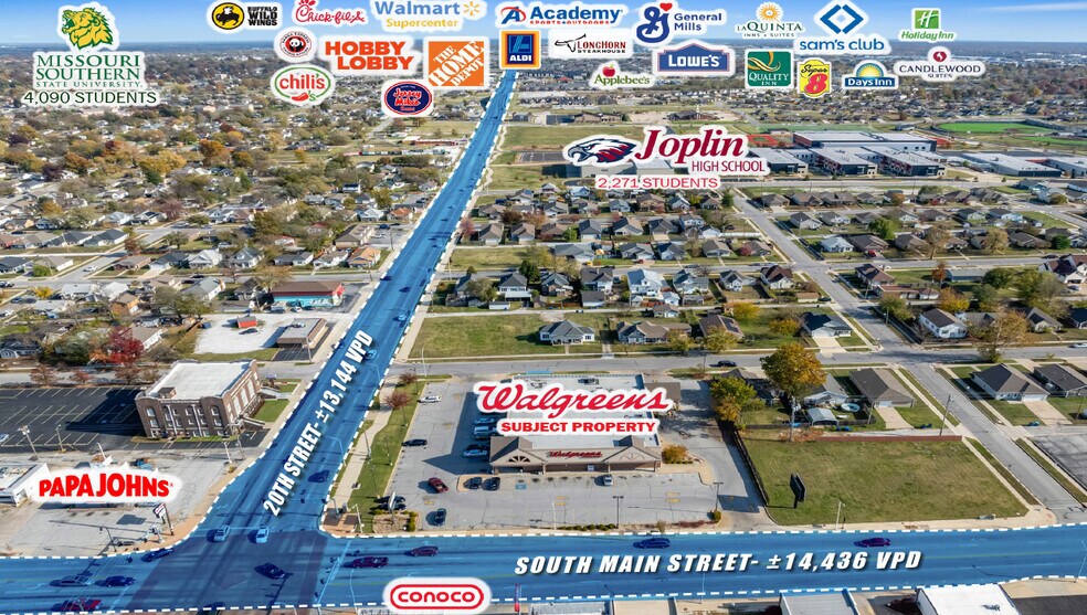 2001 S Main St, Joplin, MO à vendre - Photo du bâtiment - Image 2 de 3