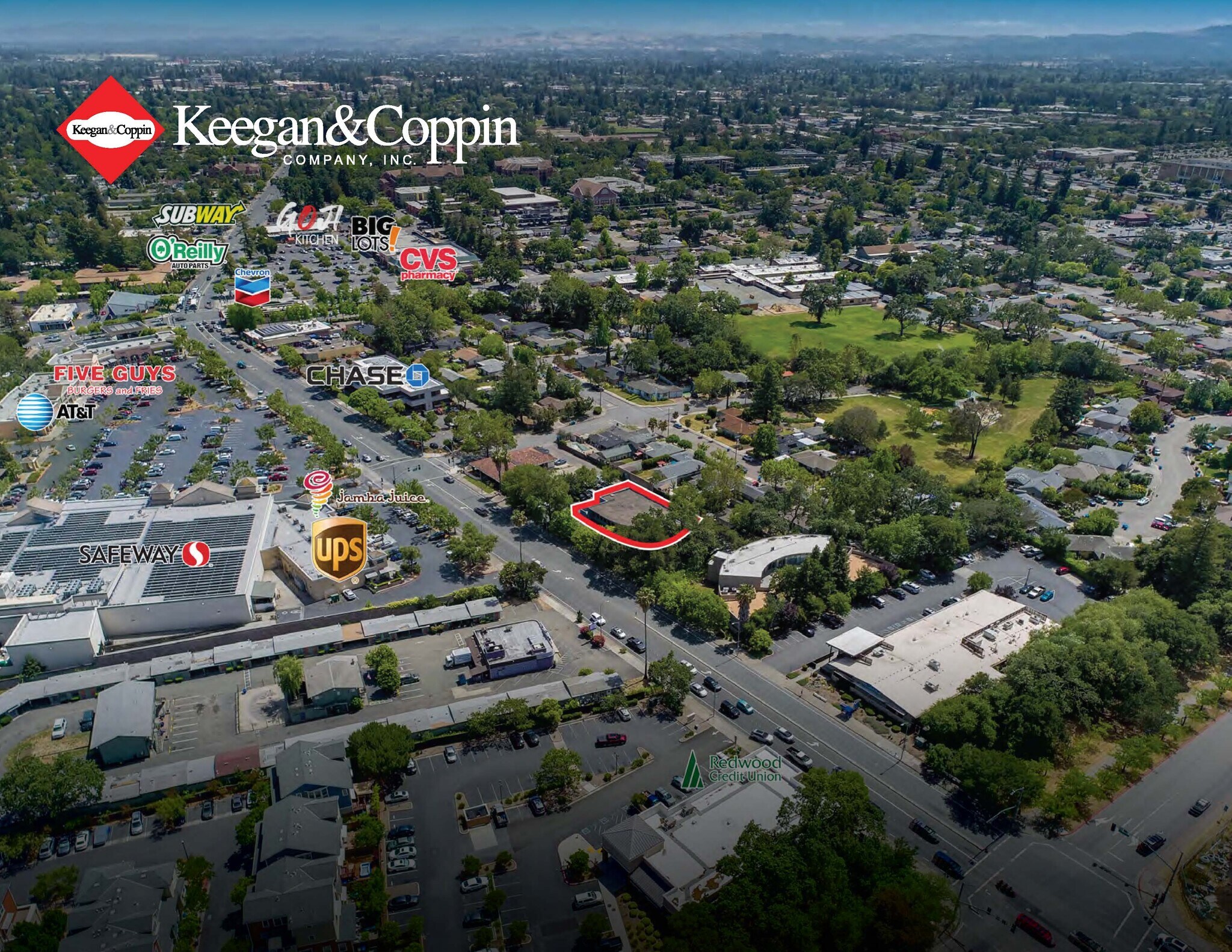 2351 Mendocino Ave, Santa Rosa, CA à vendre Aérien- Image 1 de 11