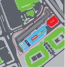 1-3 Drury Cres, Croydon à louer Plan de site- Image 1 de 1