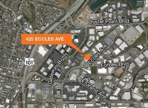 425 Eccles Ave, South San Francisco, CA - Aerial  map view - Image1