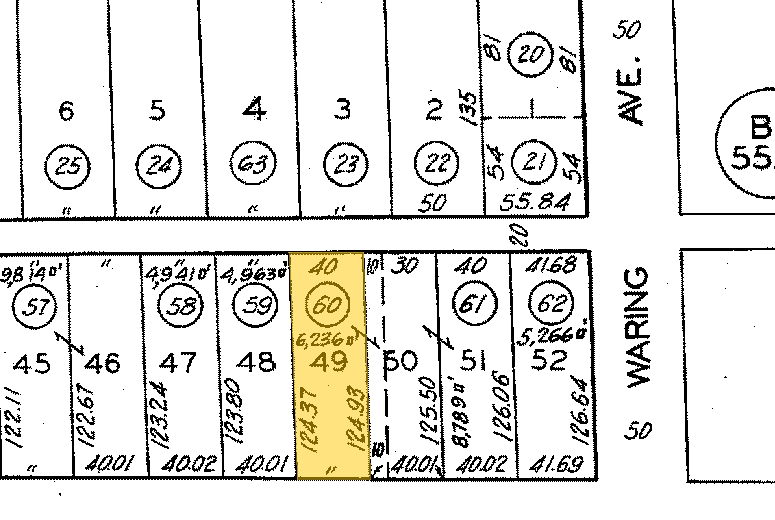 808 N La Cienega Blvd, Los Angeles, CA à louer - Plan cadastral - Image 2 de 2