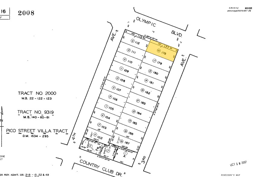 3600 W Olympic Blvd, Los Angeles, CA à louer - Plan cadastral - Image 3 de 9