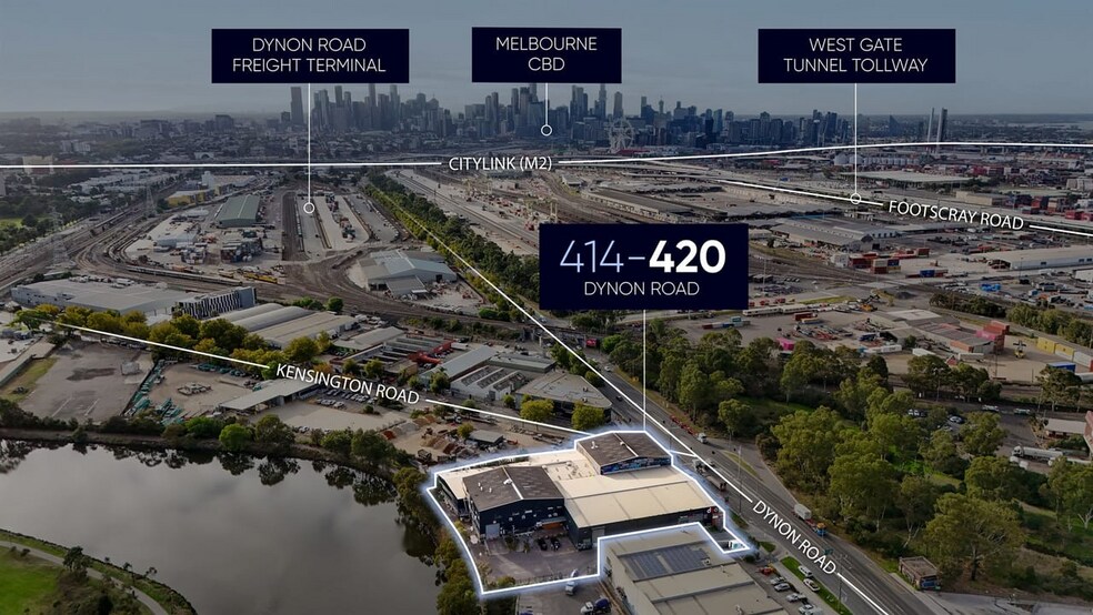 414-420 Dynon Rd, West Melbourne à vendre - Aérien - Image 3 de 6