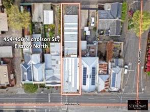 454-456 Nicholson St, Fitzroy North, VIC - Aérien  Vue de la carte