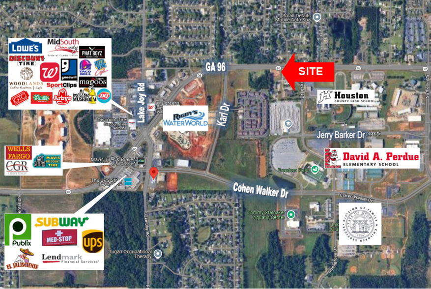 946 Highway 96 Hwy, Warner Robins, GA à louer - Photo du bâtiment - Image 3 de 5