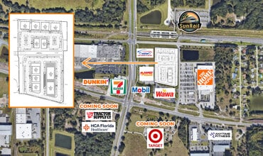 1625-1636 S Poinciana Blvd, Kissimmee, FL - AERIAL  map view
