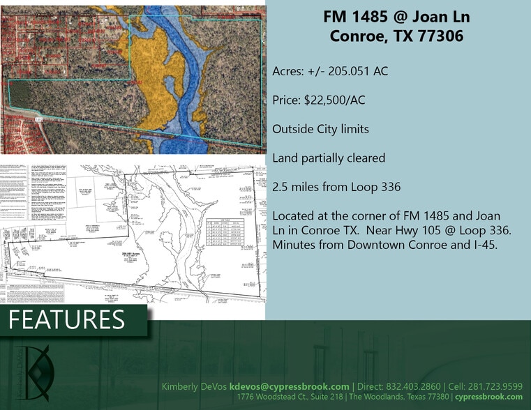 FM 1485 & Joan Ln, Conroe, TX à vendre - Photo du bâtiment - Image 2 de 5