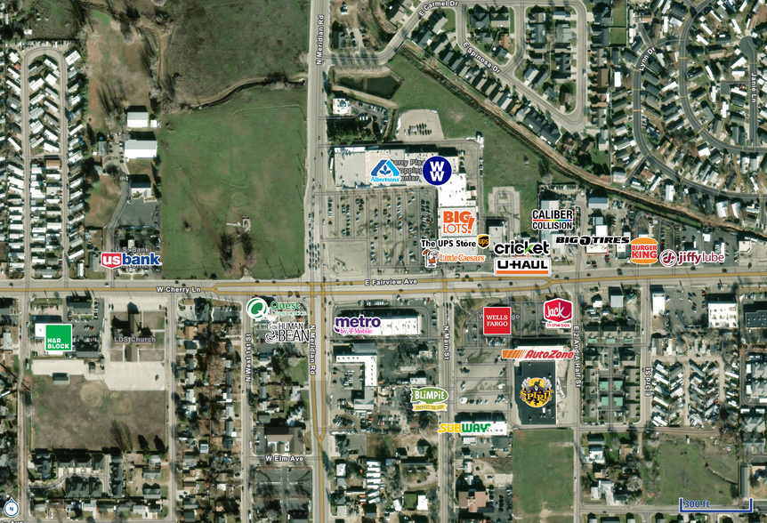 14 Fairview ave, Meridian, ID for lease - Aerial - Image 1 of 1