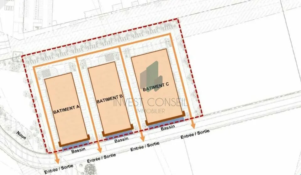 Local d'activités dans Persan à vendre - Plan de site - Image 2 de 8