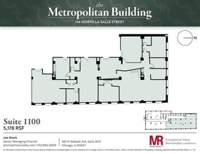 134 N LaSalle St, Chicago, IL à louer Plan d’étage- Image 1 de 11