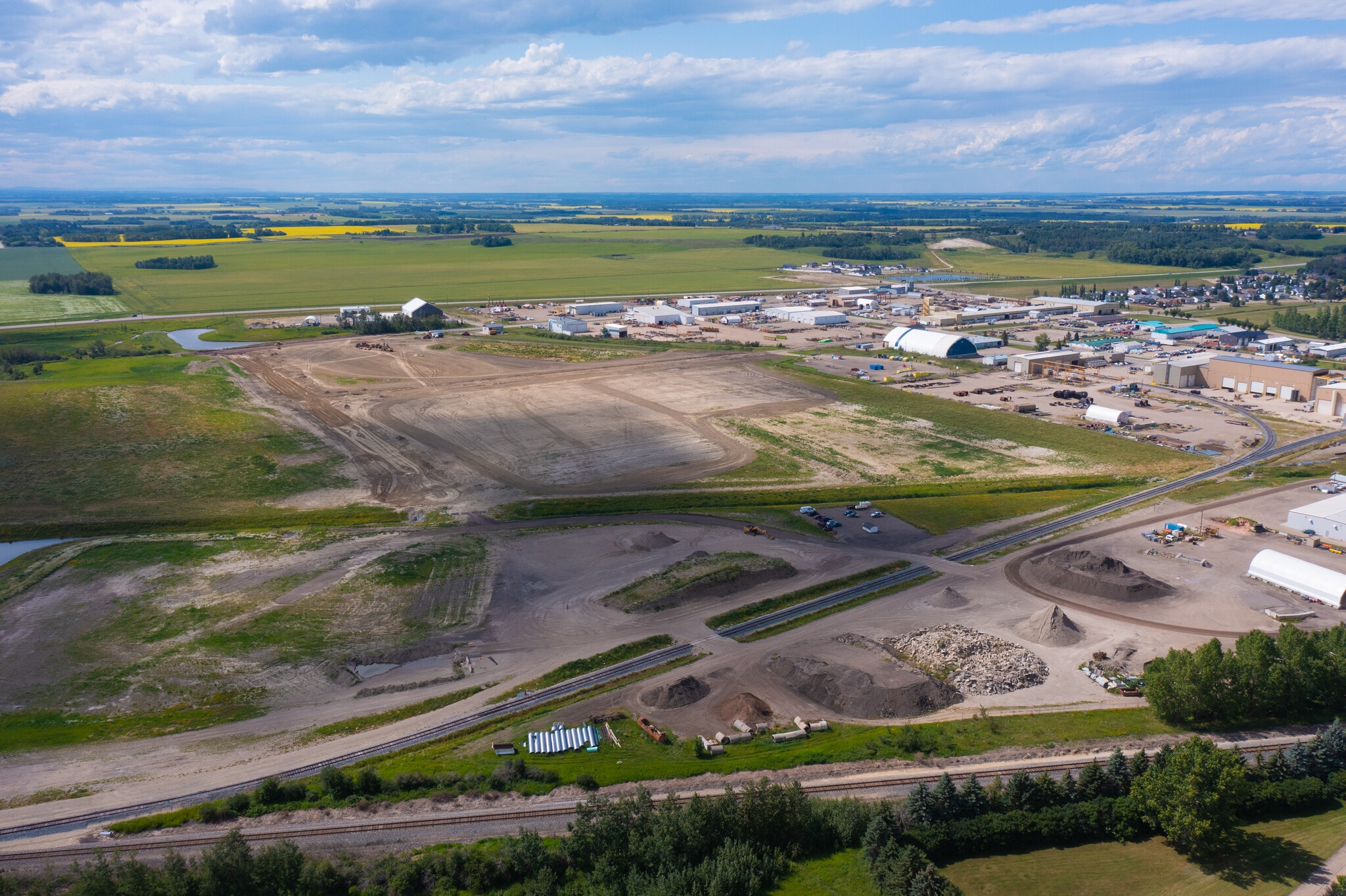 3360 60 Av, Innisfail, AB for sale Aerial- Image 1 of 1