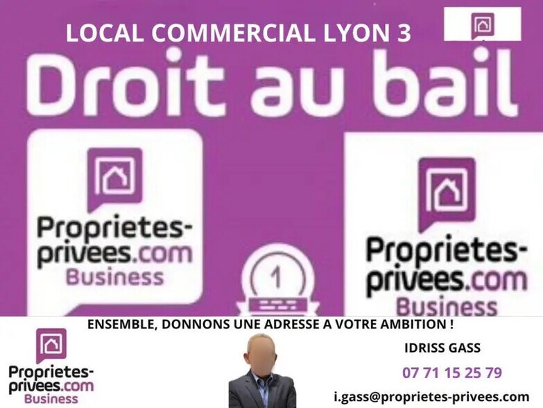 Commerce de détail dans Lyon à louer - Photo du bâtiment - Image 1 de 5