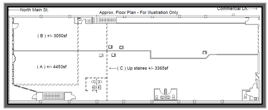 1357 N Main St, Walnut Creek, CA for lease Floor Plan- Image 1 of 1