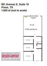 801 K Ave, Plano, TX for lease Floor Plan- Image 1 of 1