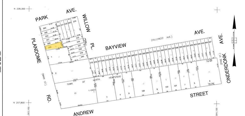 272 plandome Rd, Manhasset, NY à vendre - Plan cadastral - Image 2 de 7