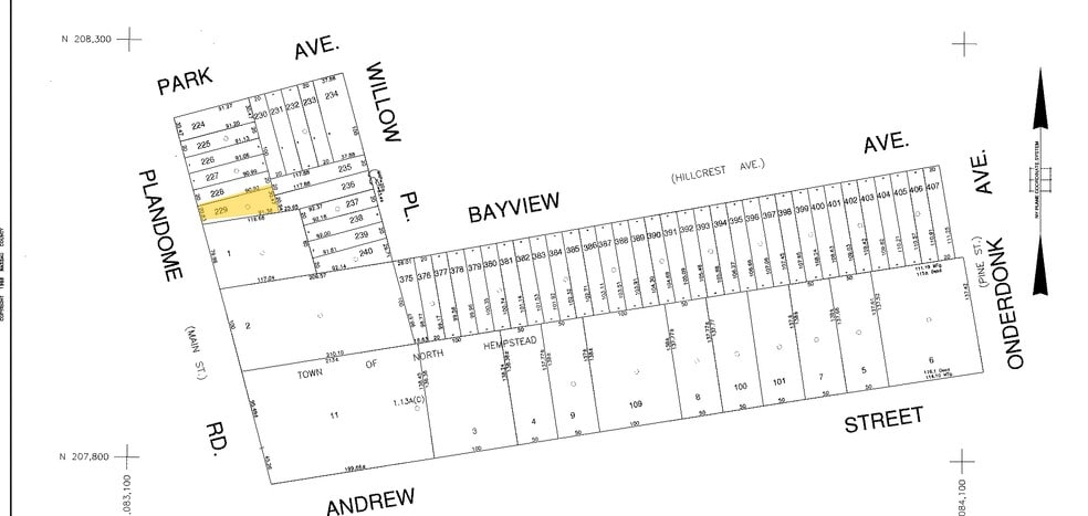272 plandome Rd, Manhasset, NY for sale - Plat Map - Image 2 of 7
