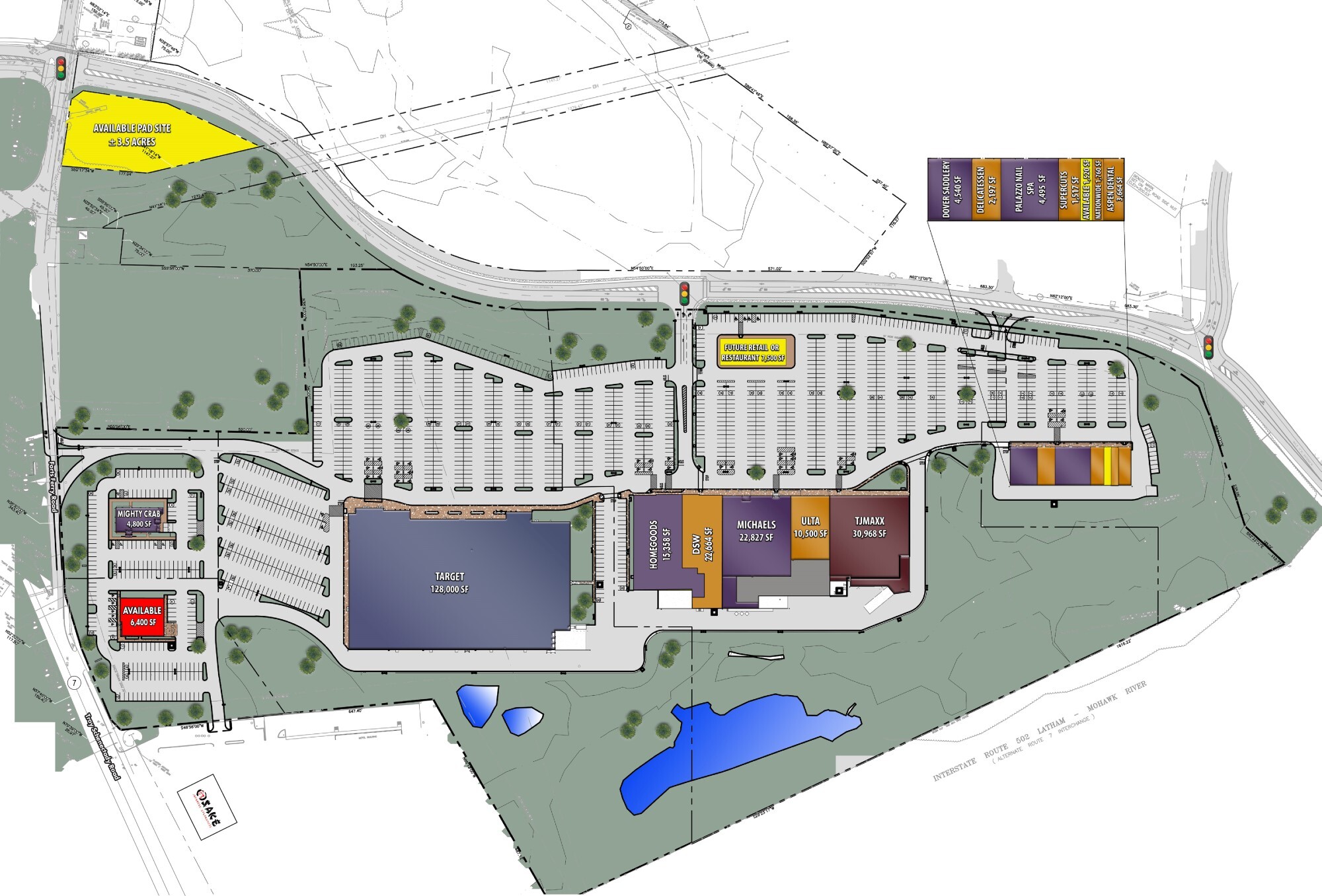 675 Troy Schenectady Rd, Latham, NY à louer Plan de site- Image 1 de 2