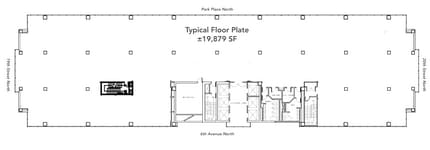 2001 Park Pl, Birmingham, AL for lease Typical Floor Plan- Image 1 of 1