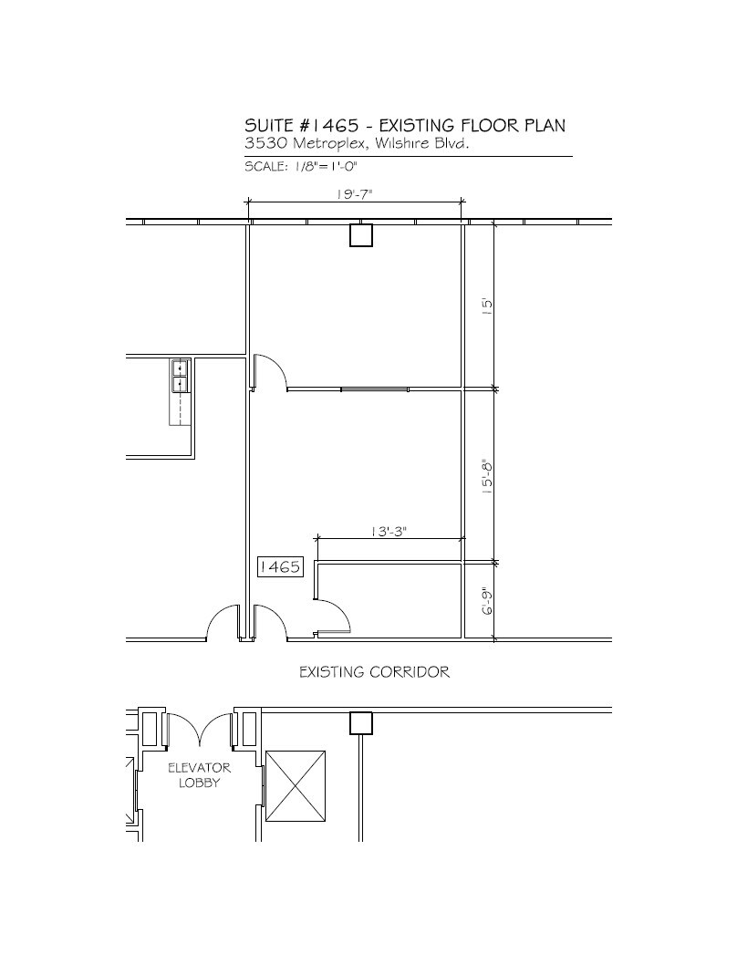 3530 Wilshire Blvd, Los Angeles, CA for lease Floor Plan- Image 1 of 1
