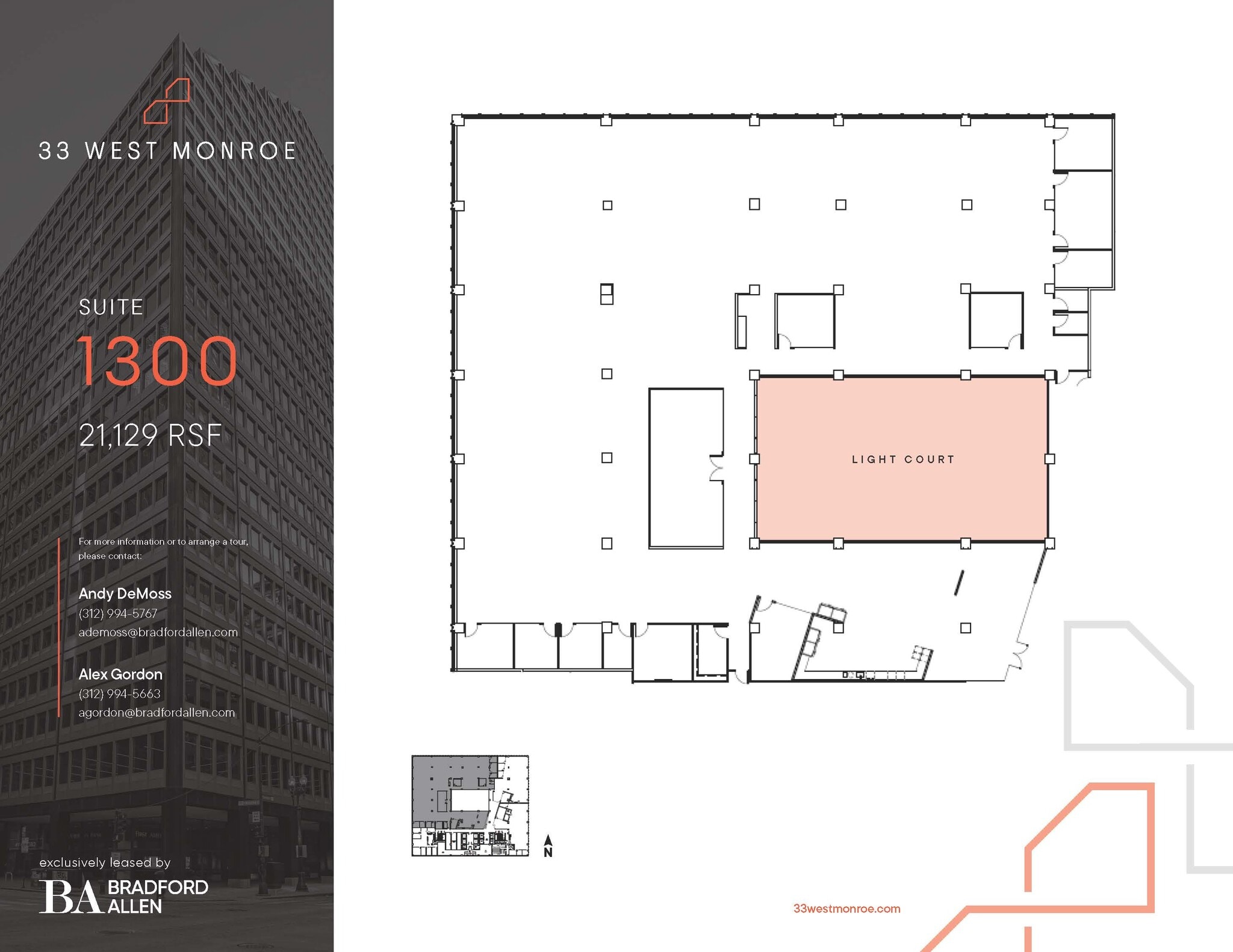33 W Monroe St, Chicago, IL for lease Floor Plan- Image 1 of 6