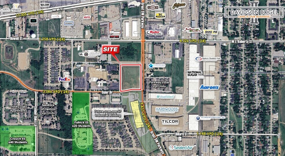 S. Great Southwest Parkway, Grand Prairie, TX à vendre - Photo du bâtiment - Image 1 de 2