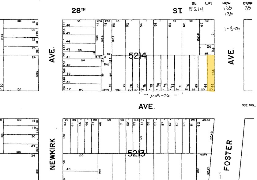 1283 Rogers Ave, Brooklyn, NY à louer - Plan cadastral - Image 2 de 21